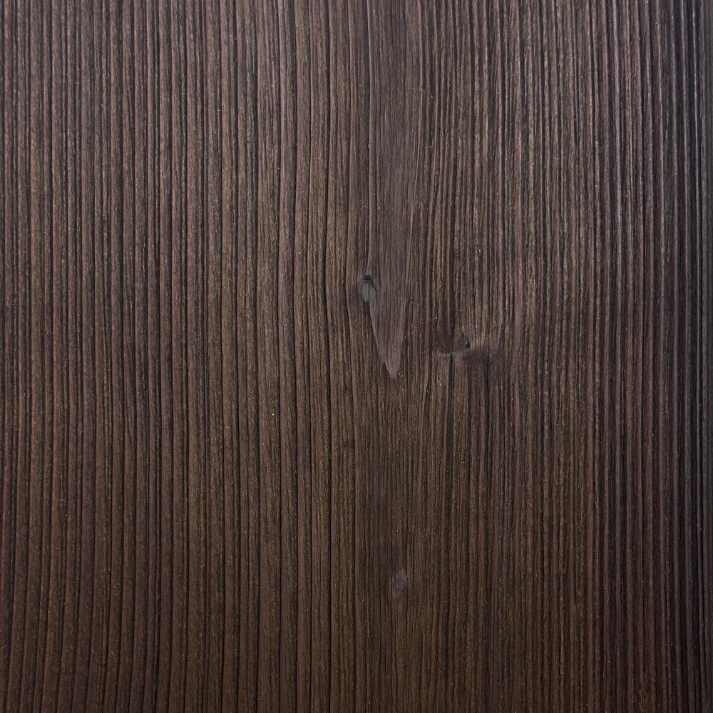 a brushed textured timber cladding in a brown colour