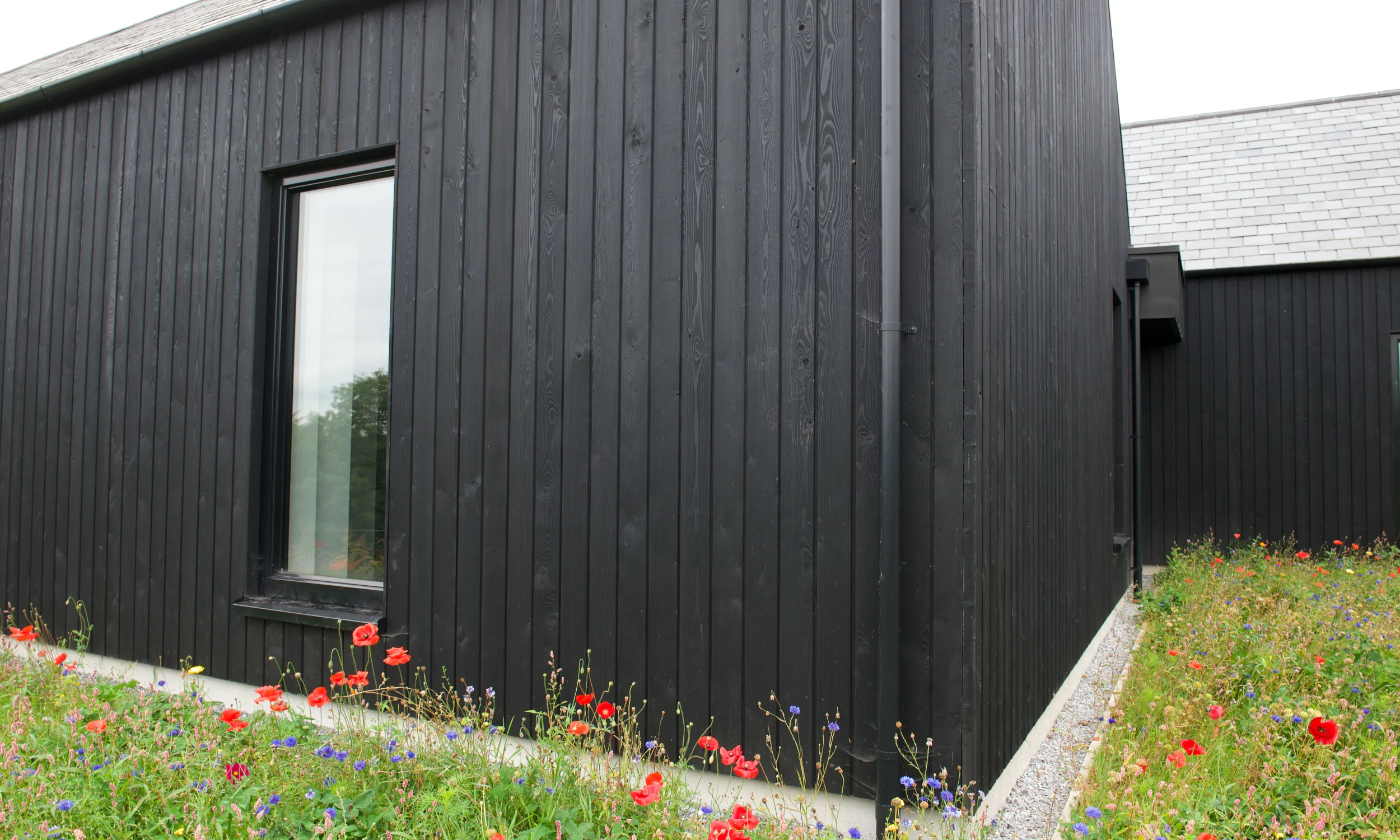 Avara™ Character Yakisugi cladding Twin Peaks Cork corner detail