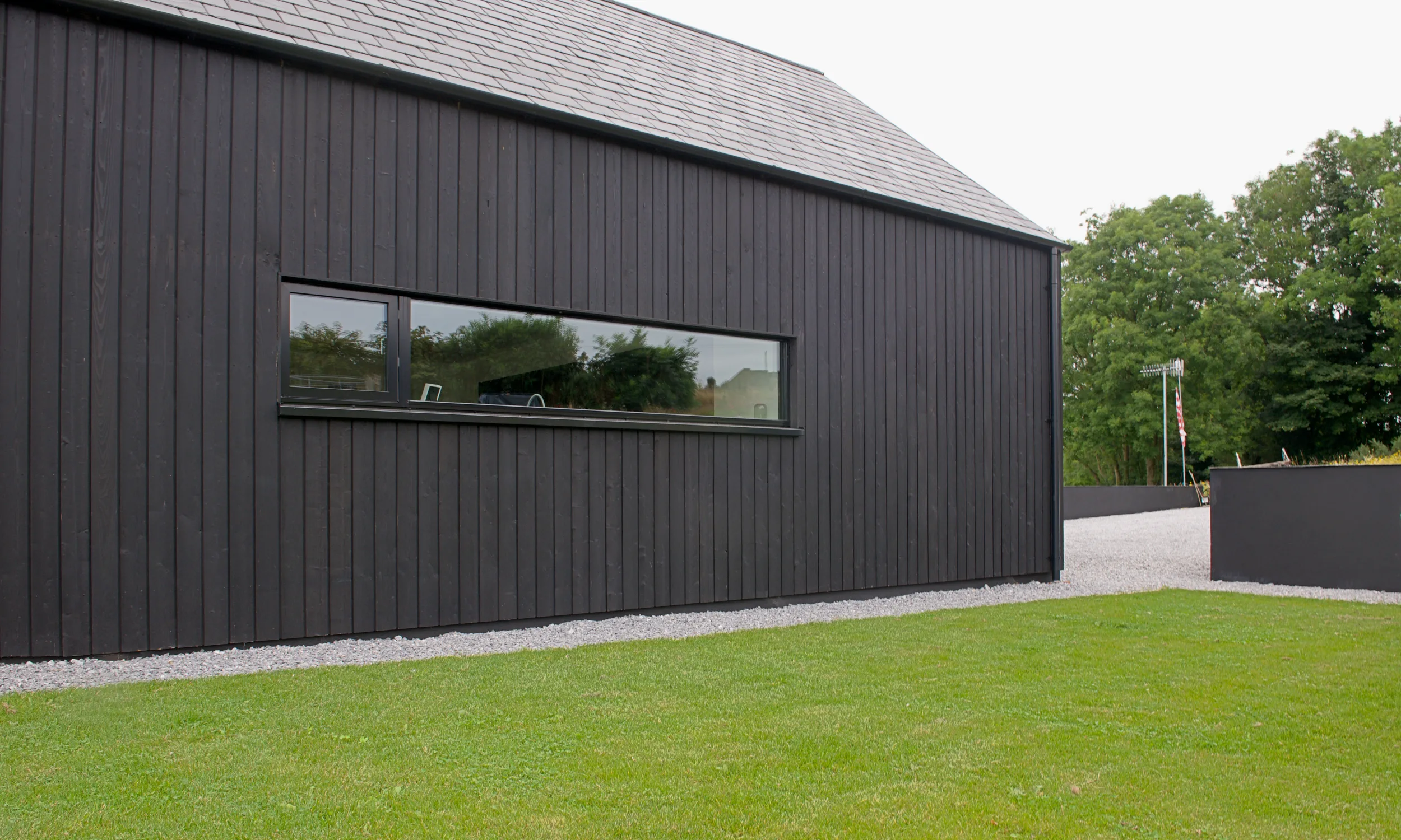 Avara™ Character Yakisugi cladding Twin Peaks Cork side elevation