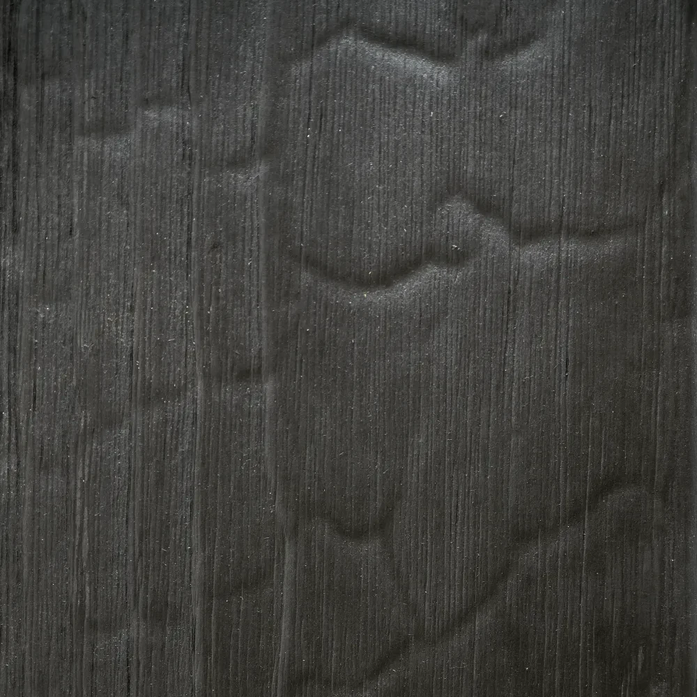 Avara™ clear yakisugi burnt timber cladding black