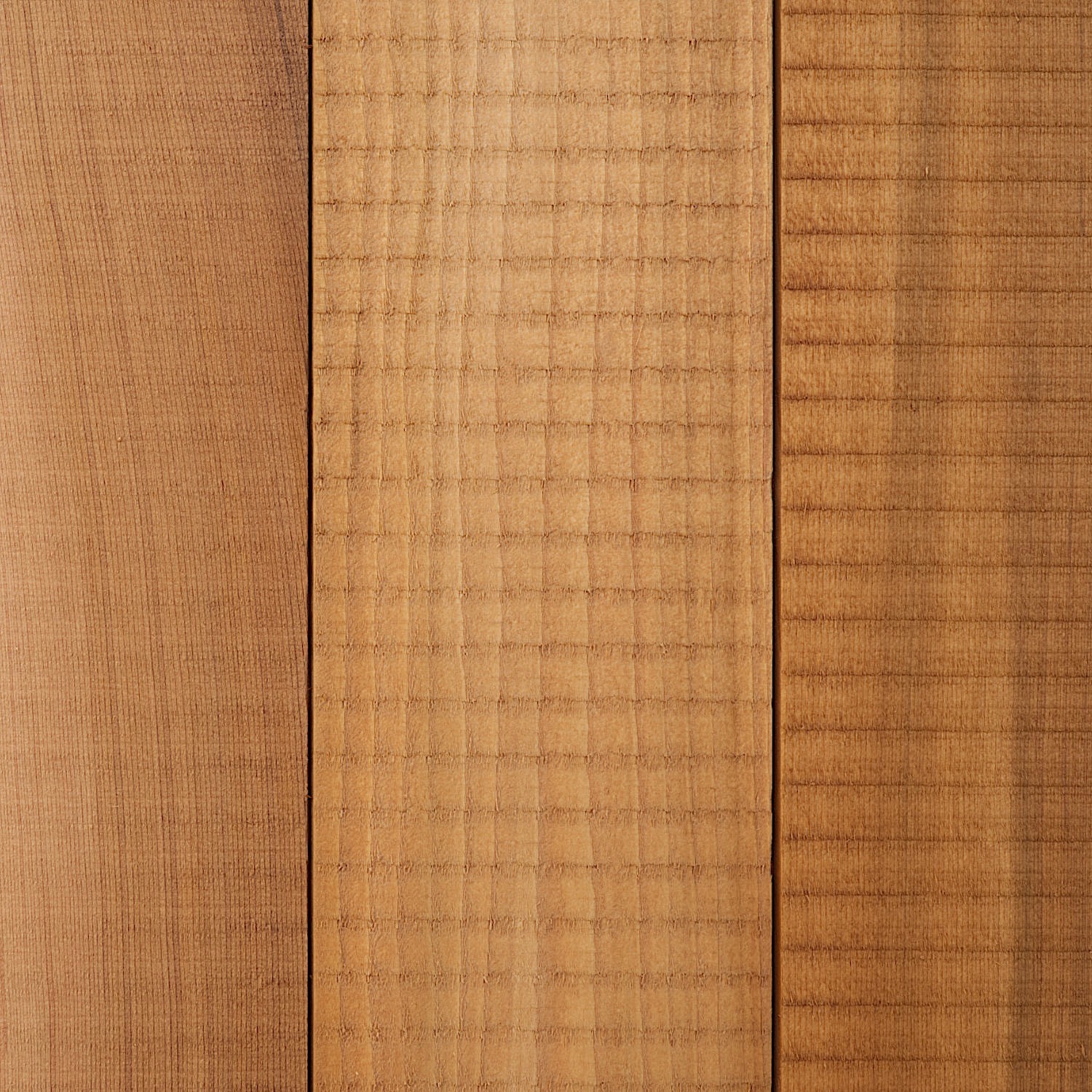 cedar smooth natural mixed grain cladding