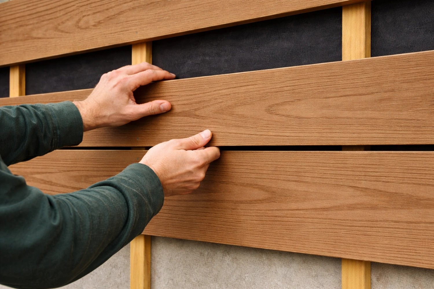 fixing method for timber cladding