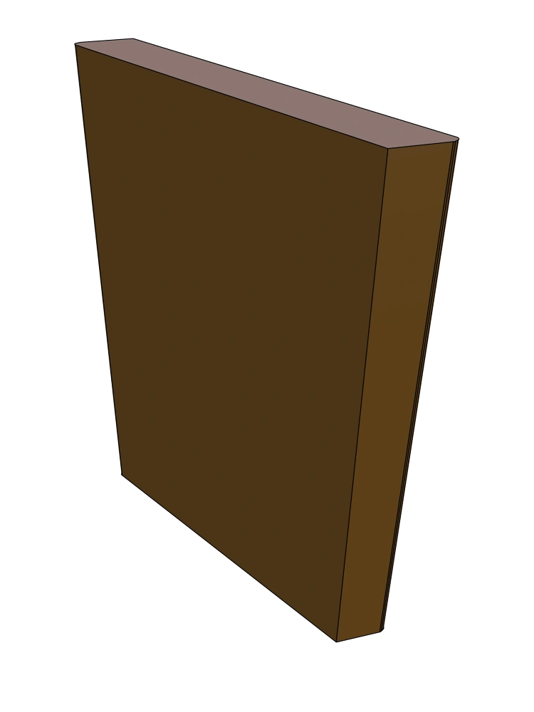 Avara™ cladding profile rhombus