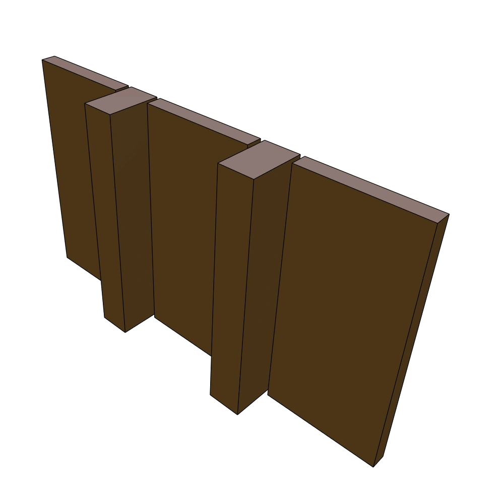 Avara™ cladding profile vento mixed