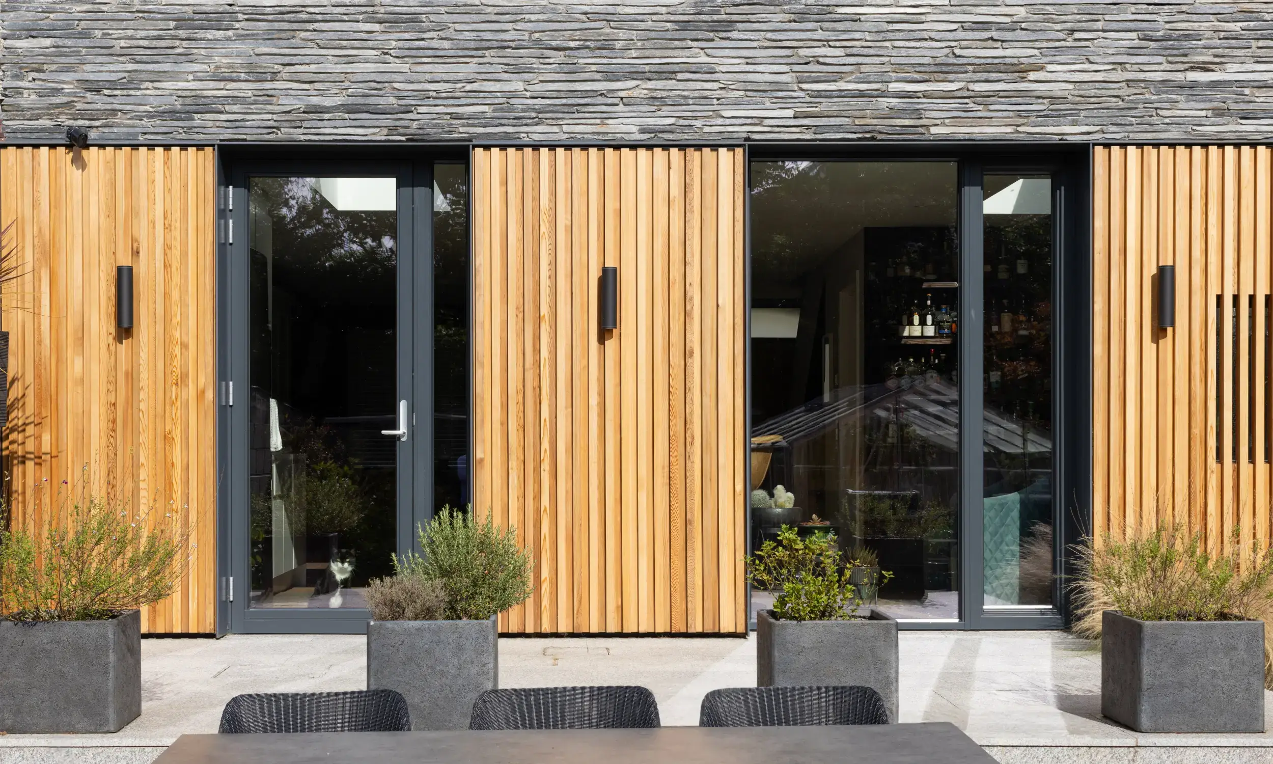 Western Red Cedar cladding Dollymount house façade