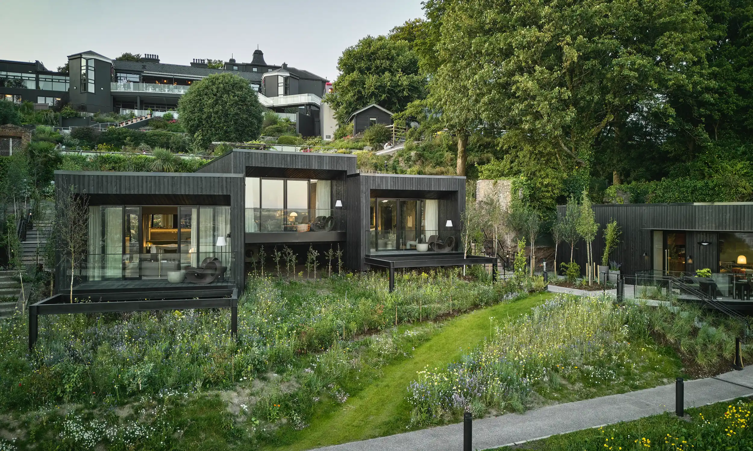 Avara™ timber cladding Montenotte Hotel façade