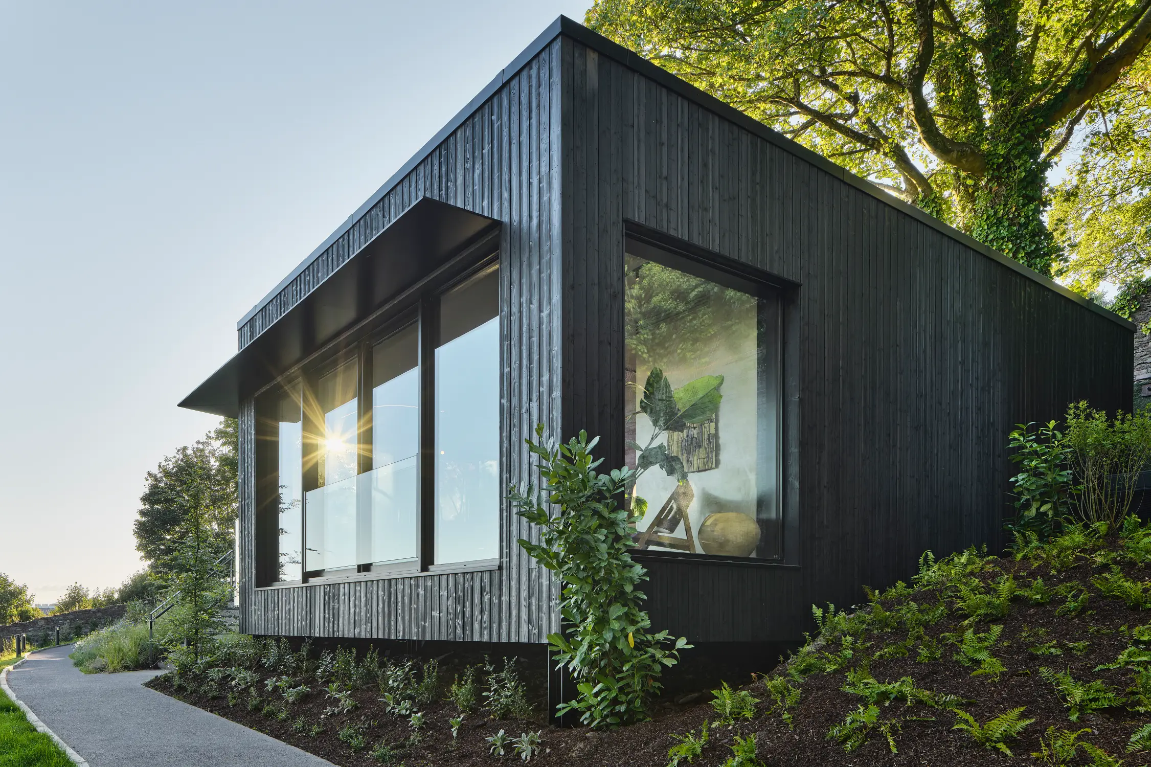 typical timber cladding project for avara wood