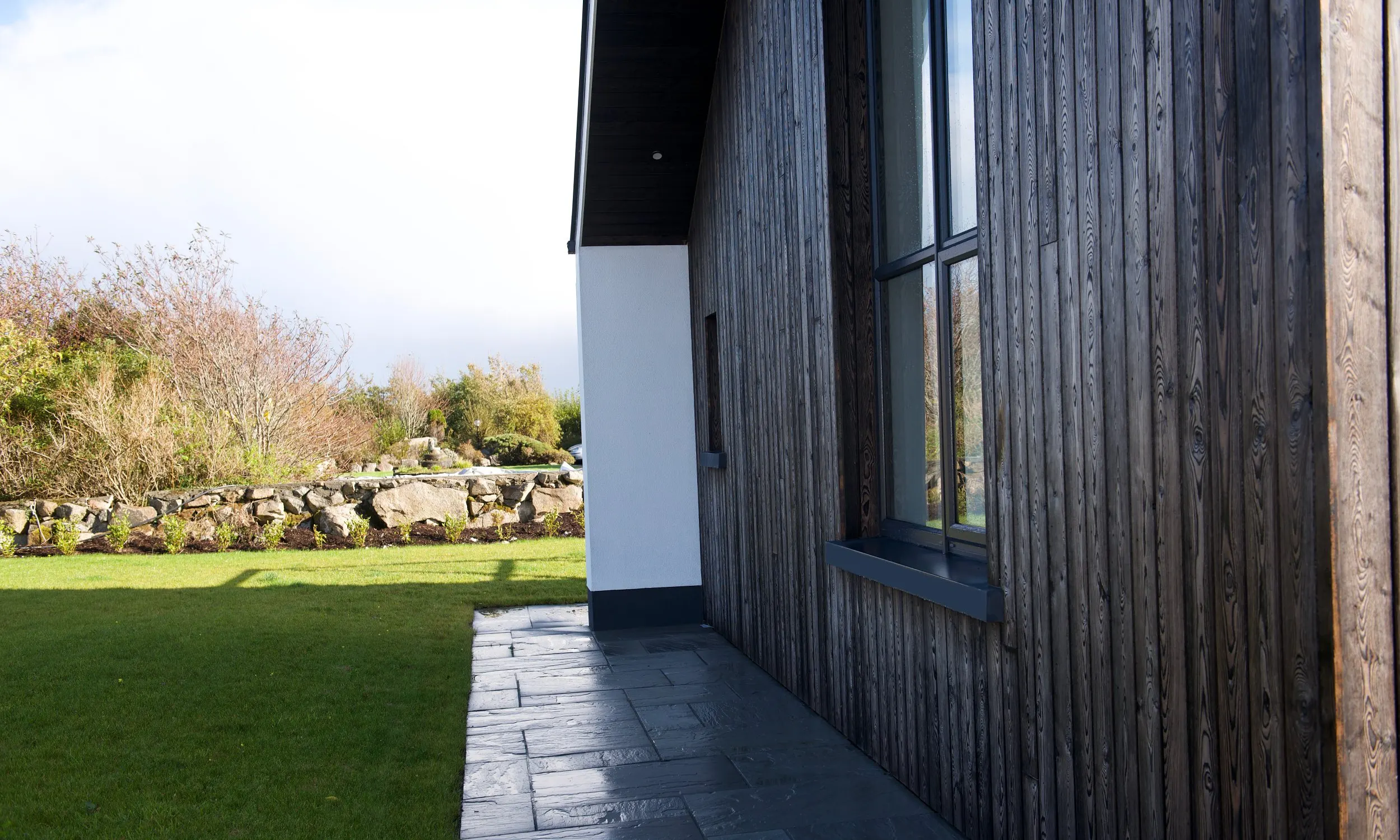 Avara™ Character Yakisugi cladding Galway clear oil finish