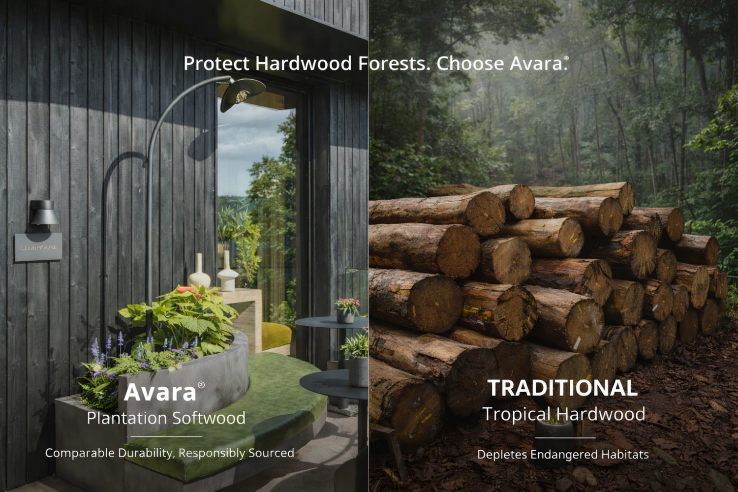 Avara wood compared to tropical hardwoods